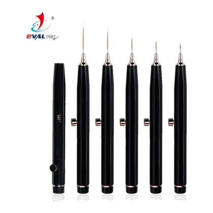 5/9/11/15/25mm Customized Hair Synthetic/kolinsky Liner Brush Nail Art Extra Fine Nail Art Pink Ultra Thin Liner Nail Brushes