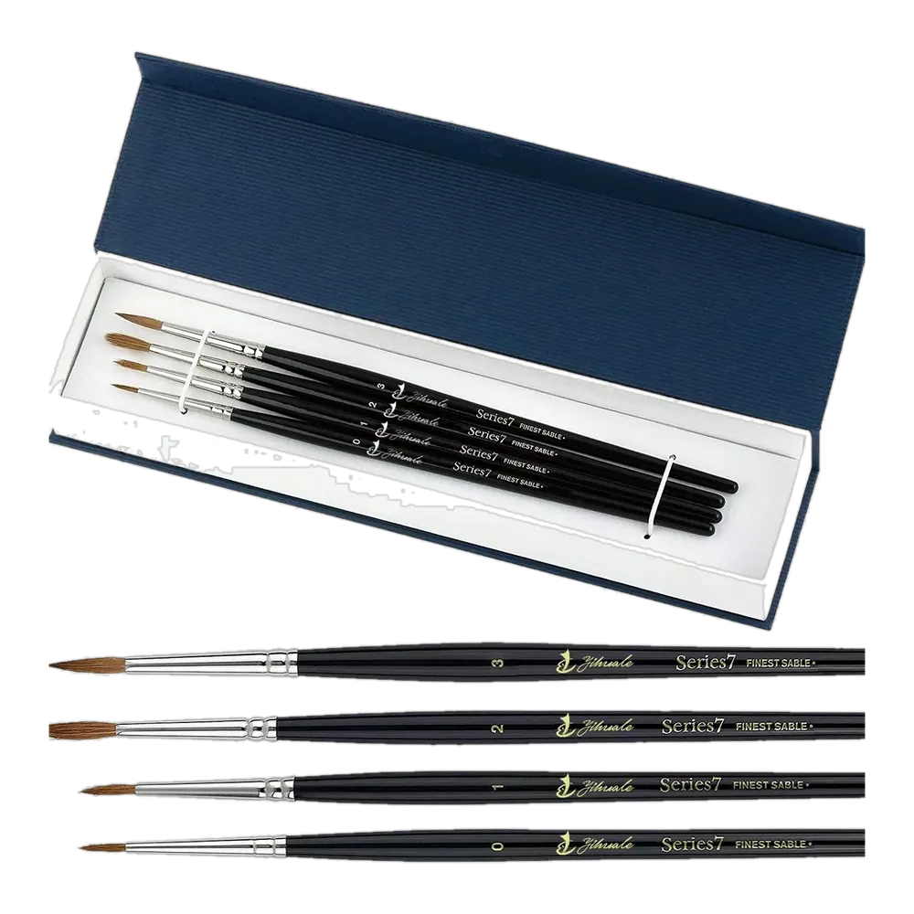 New Yihuale Kolinsky Sable Watercolor Brushes 100% Kolinsky Sable Brushes for Watercolor Gouache Ink and More