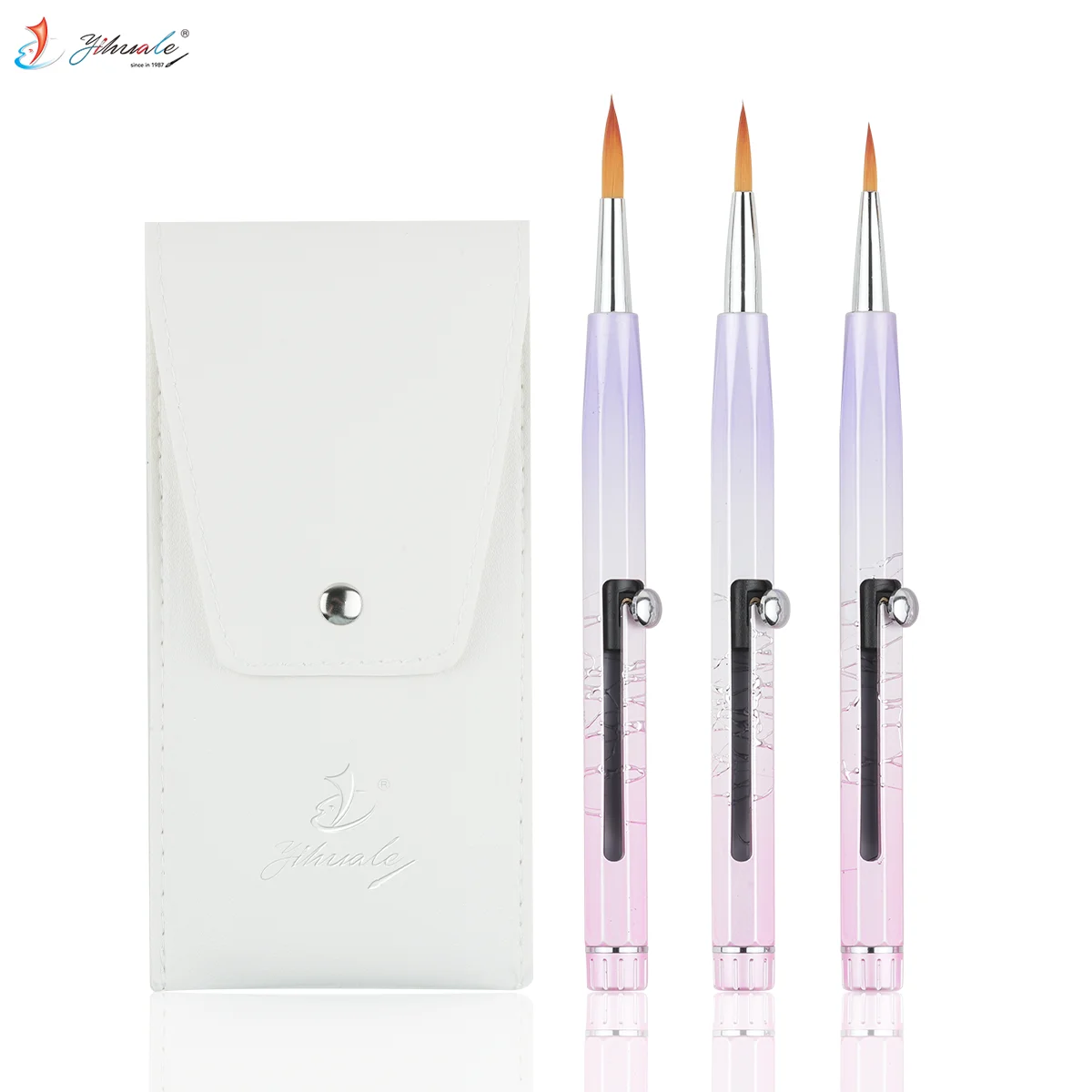 2026hot Sale Retractable Patent Design Premium Nylon Hair Brush Replaceable Tip Paint Art Brush for Professional Painting