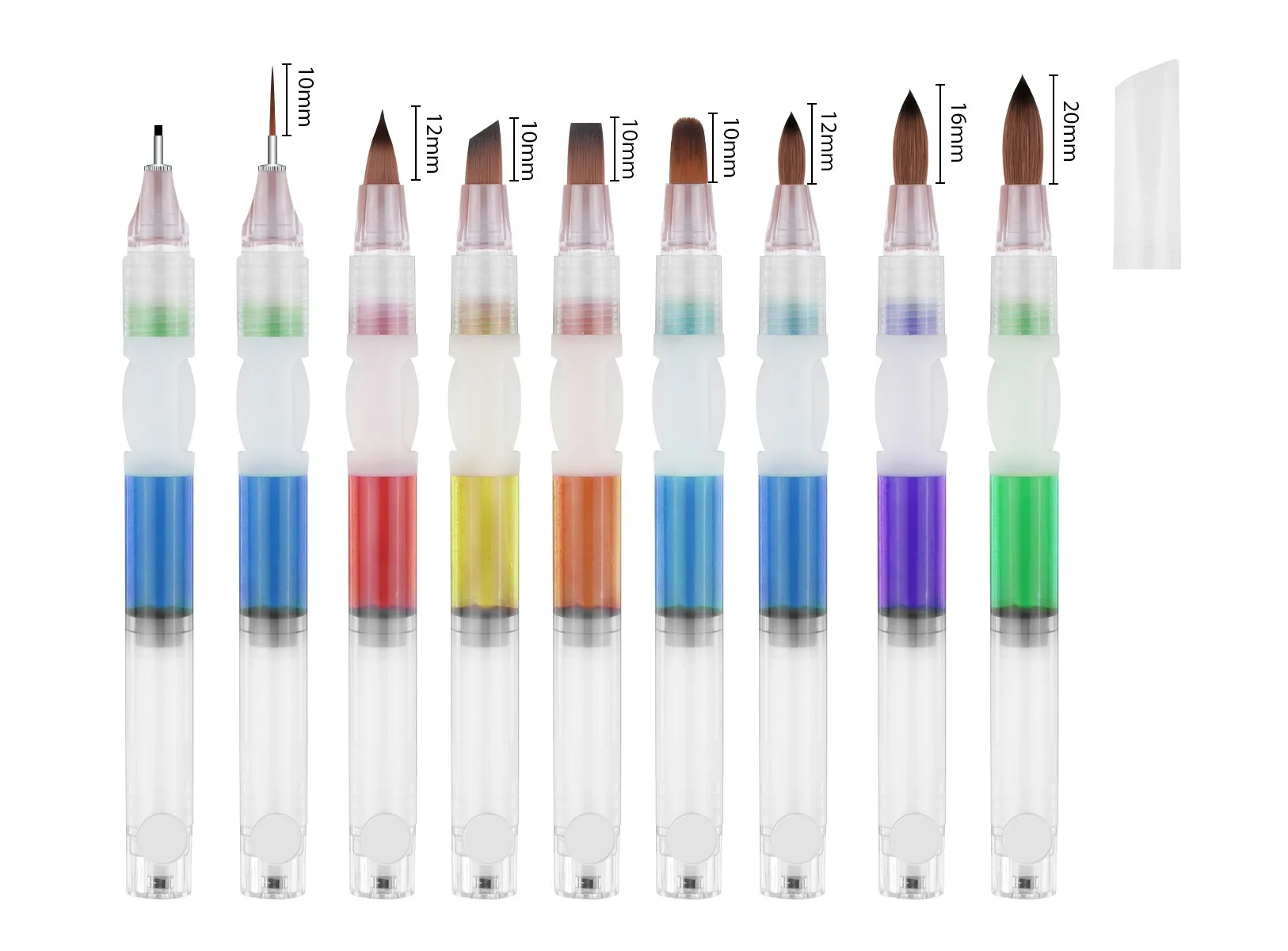 Yihuale Patented Liquid Reservoir Brush – Black & Color Series - Image 2
