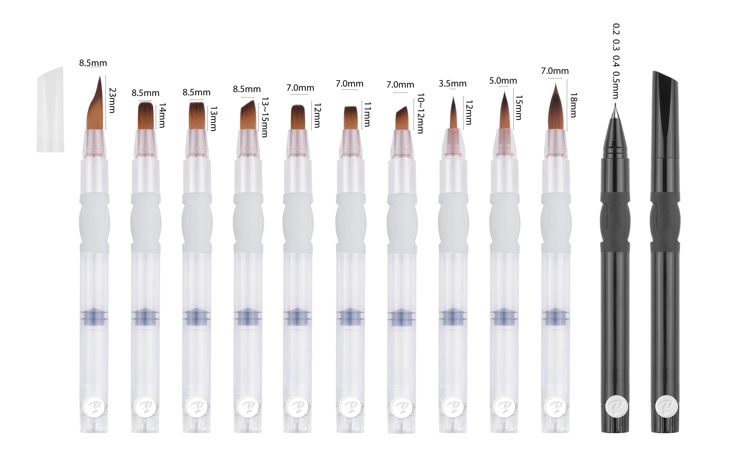Yihuale Patented Liquid Reservoir Brush – Black & Color Series - Image 5