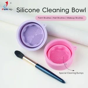 Wholesale Eco-friendly Makeup Brush Cleaning Mat & Silicone Cleaner Bowl